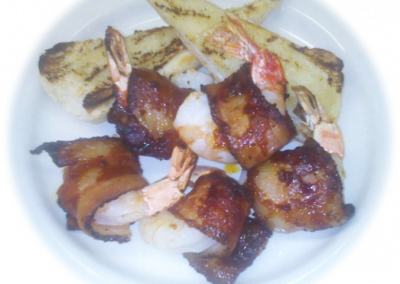 Shrimp Wrapped Bacon