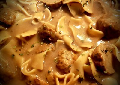 Meatball Stroganoff